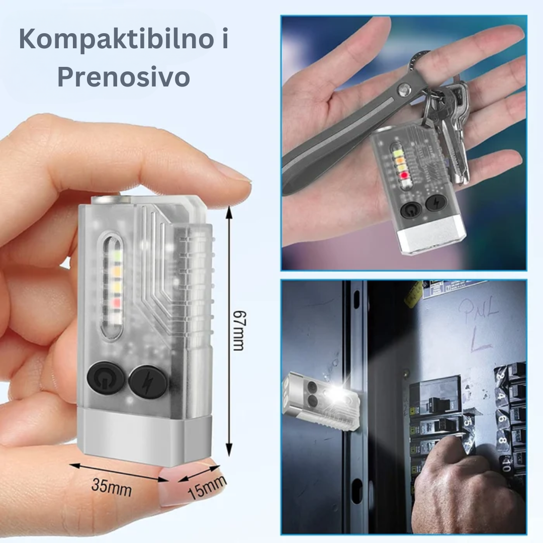 Mini Moćna Baterijska Lampa Jačine 1000 Lumena