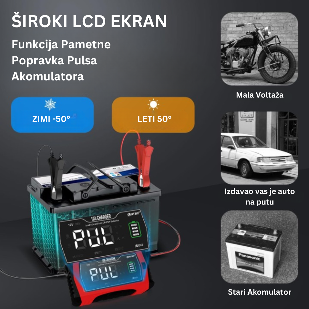 Potpuno Automatski Punjač Akumulatora