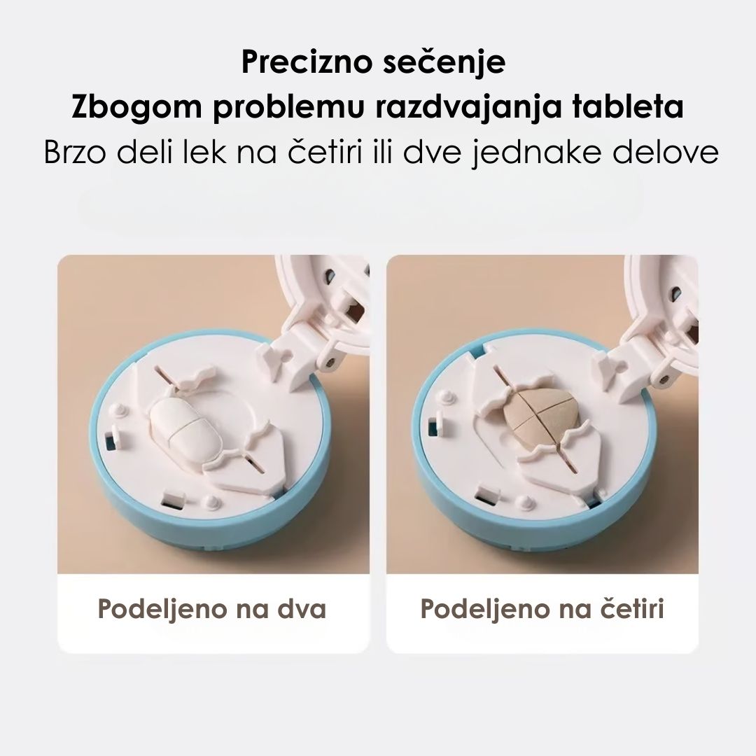 Sjeckač za Lijekove s Kutijicom za Odlaganje