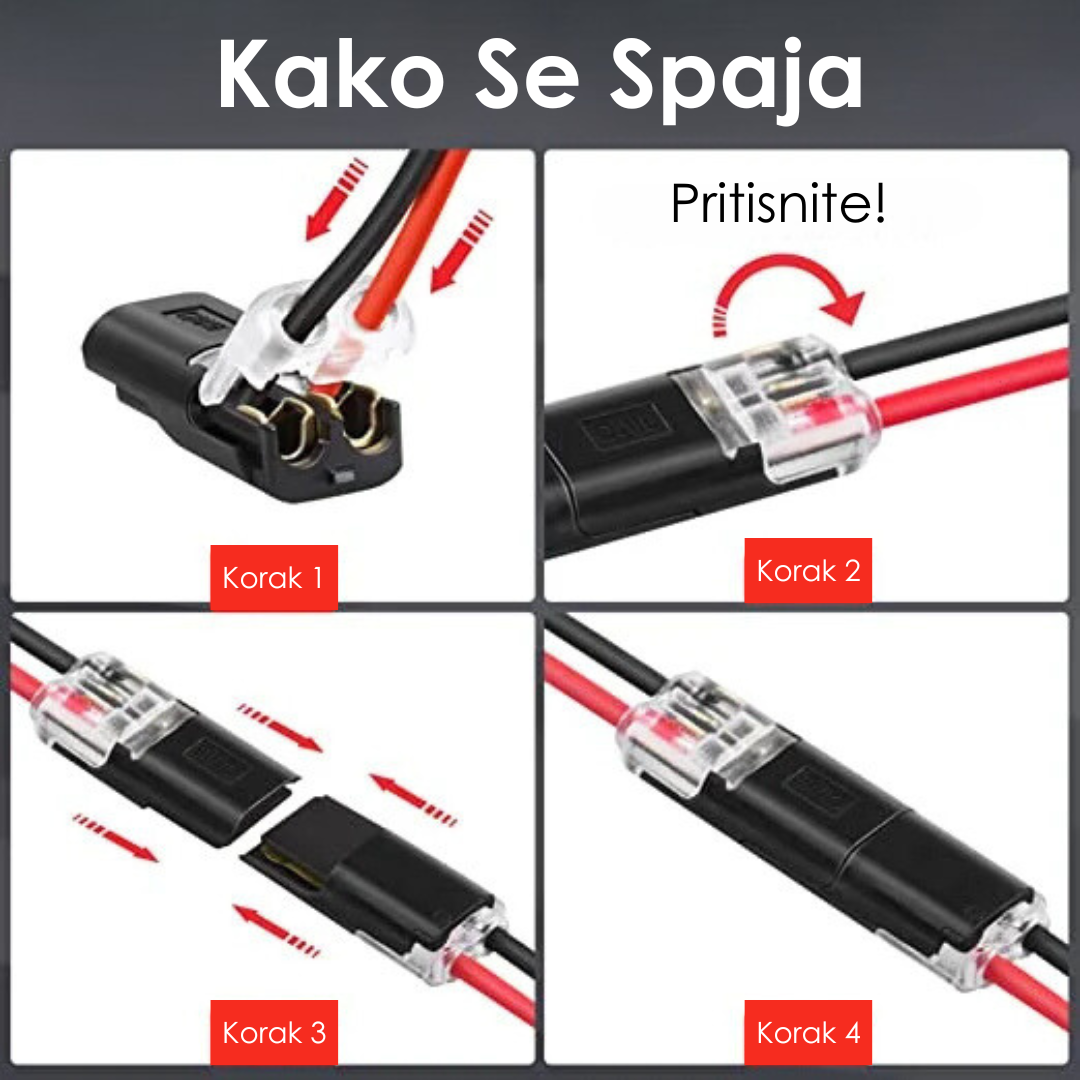 Dvostruki Konektor Za Žice (Set od 10 Komada)