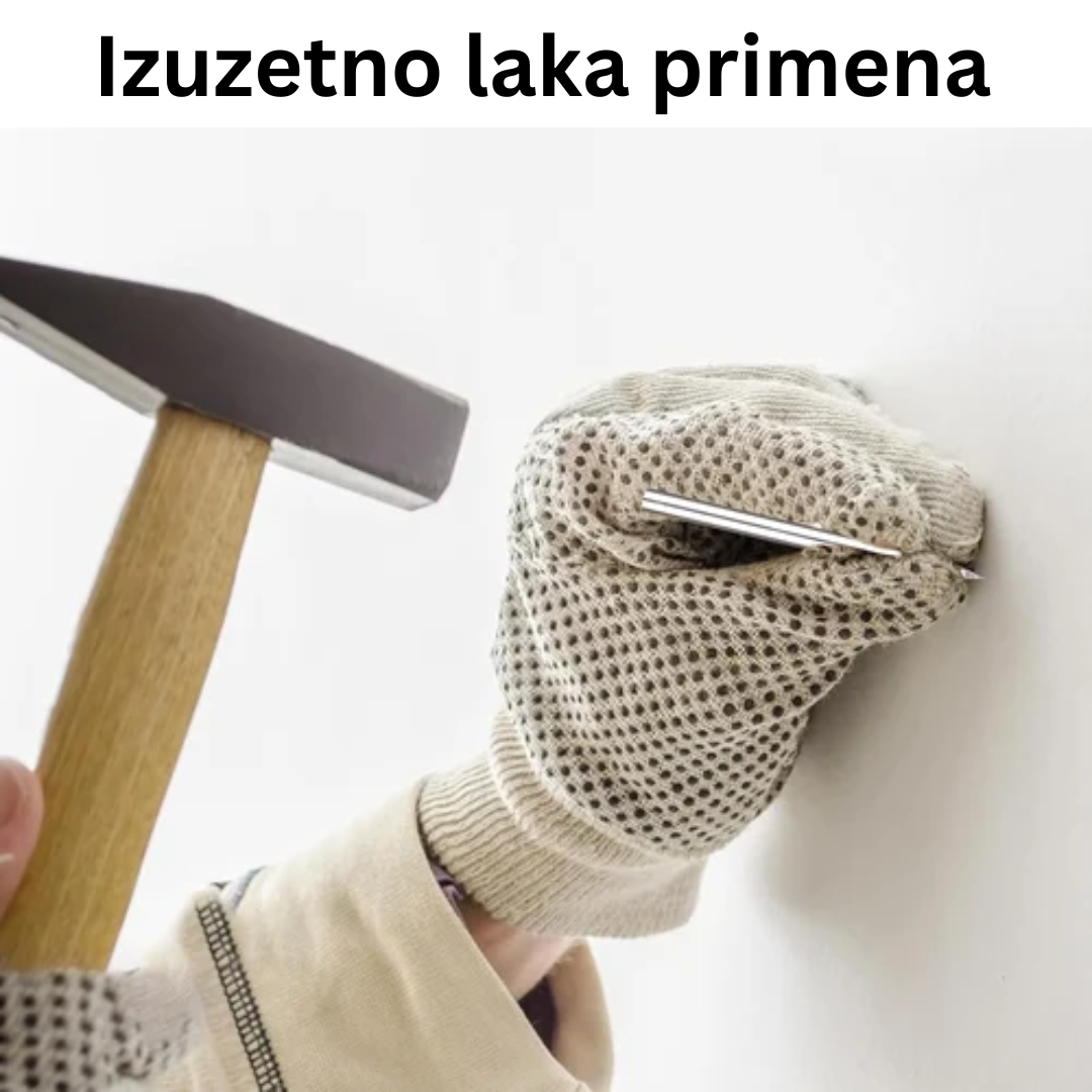 Dvosmjerni Nevidljivi Ekseri (Set od 100 komada + 1 Alat za Aplikaciju)