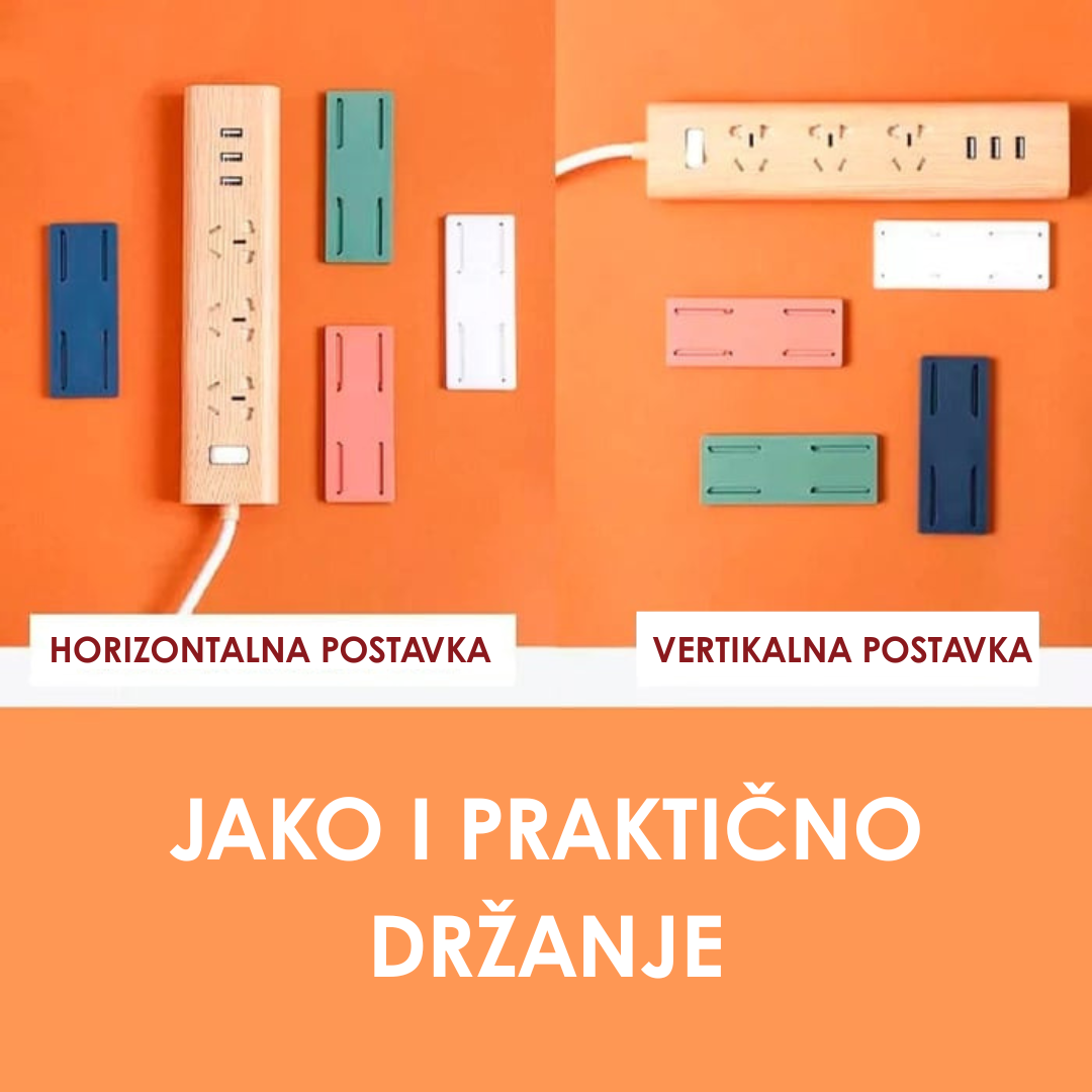 Držač Za Utičnice Bez Bušenja (set od 3 komada)