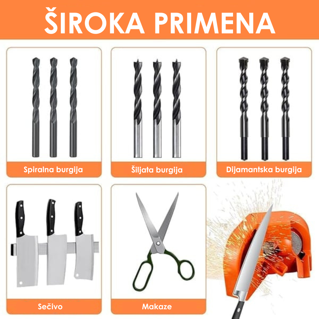 Set za Oštrenje Burgija
