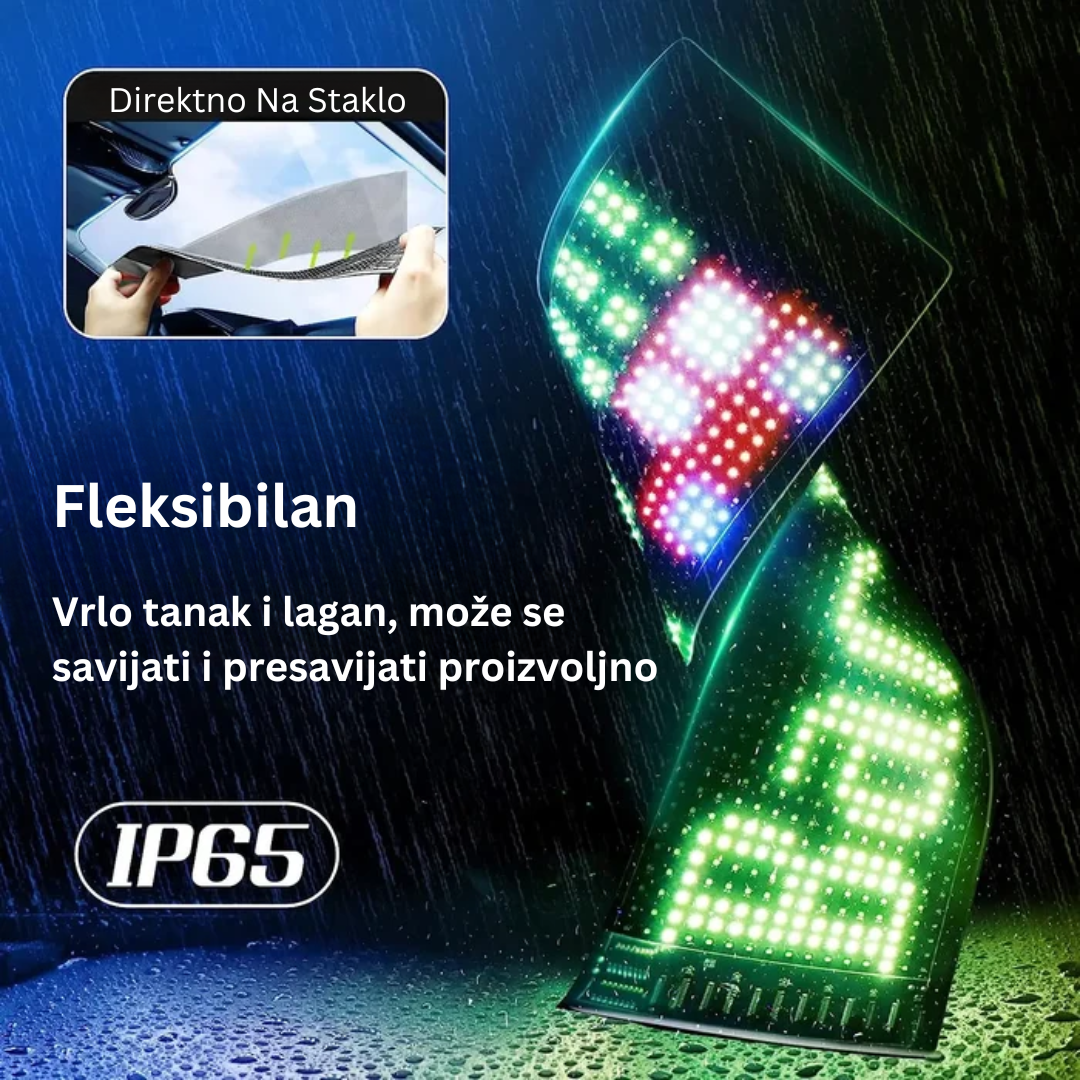 Ultra-tanak Fleksibilni Bluetooth LED Ekran