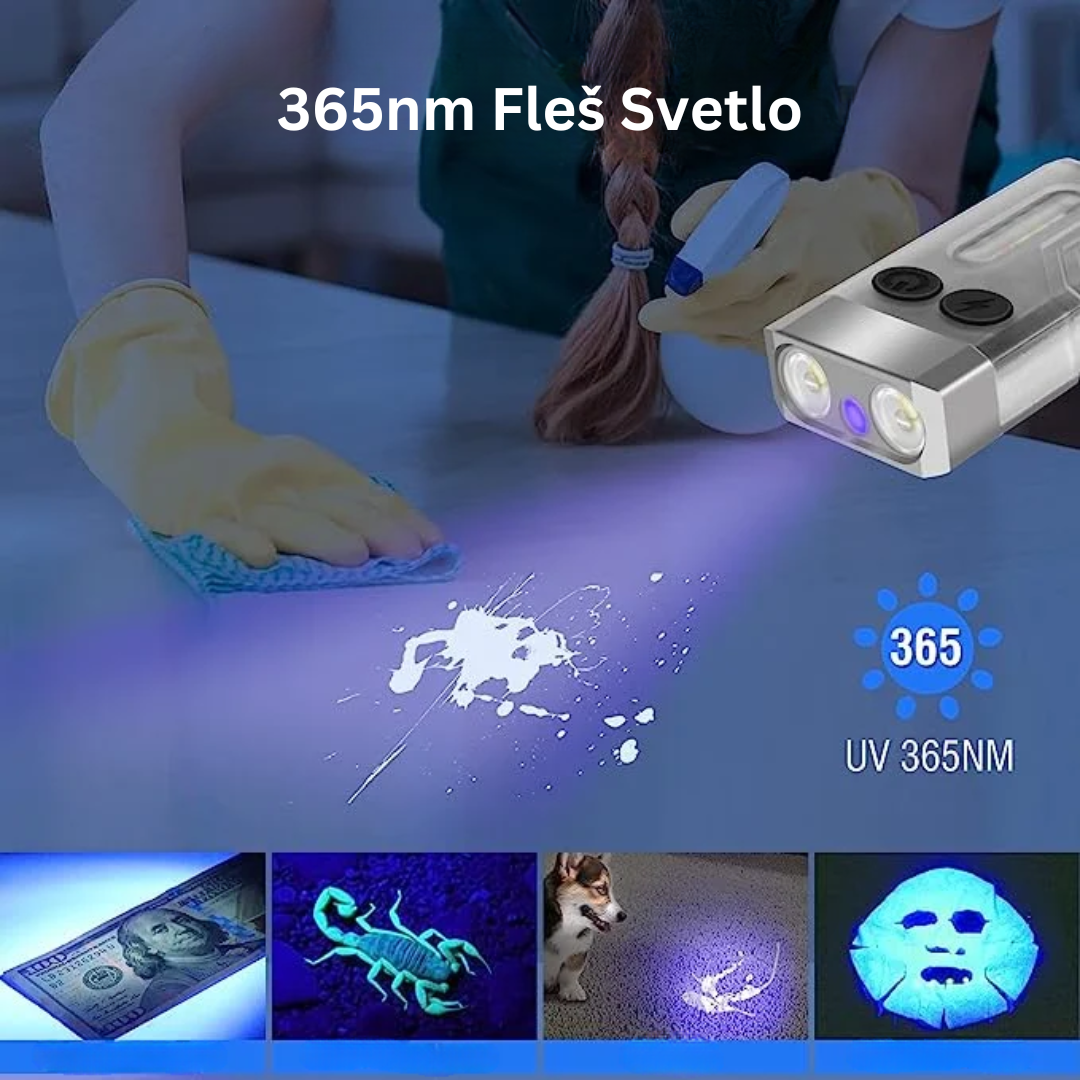Mini Moćna Baterijska Lampa Jačine 1000 Lumena