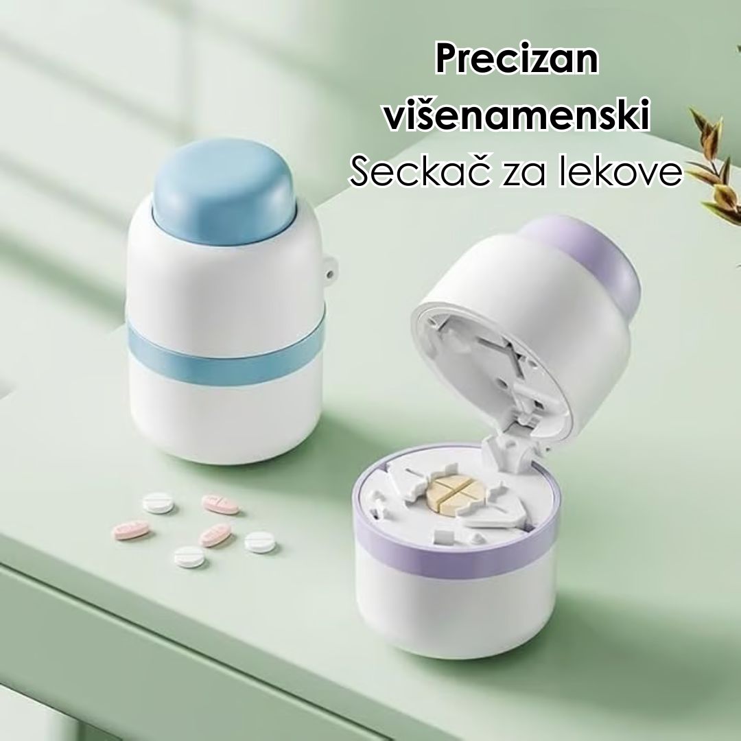 Sjeckač za Lijekove s Kutijicom za Odlaganje