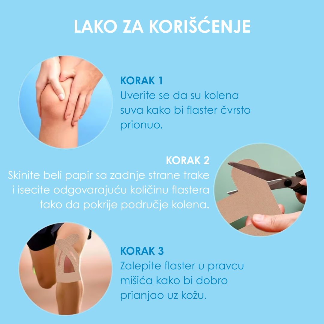 Kinezi Trake za Koljeno ( Set od 10 Komada)