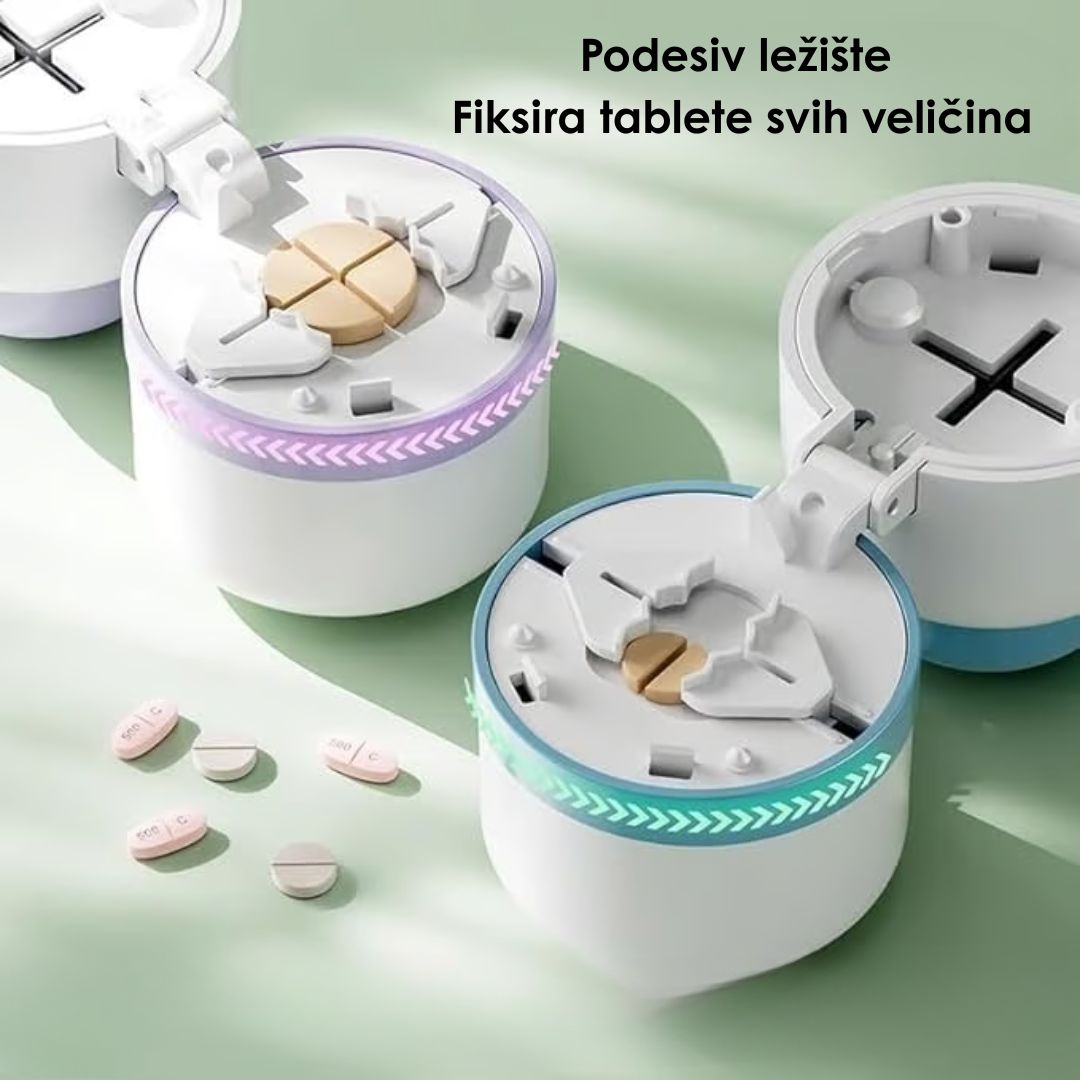 Sjeckač za Lijekove s Kutijicom za Odlaganje