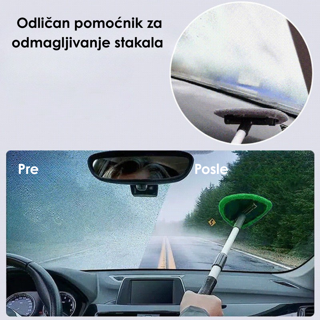 Brisač Stakla sa Teleskopskom Drškom