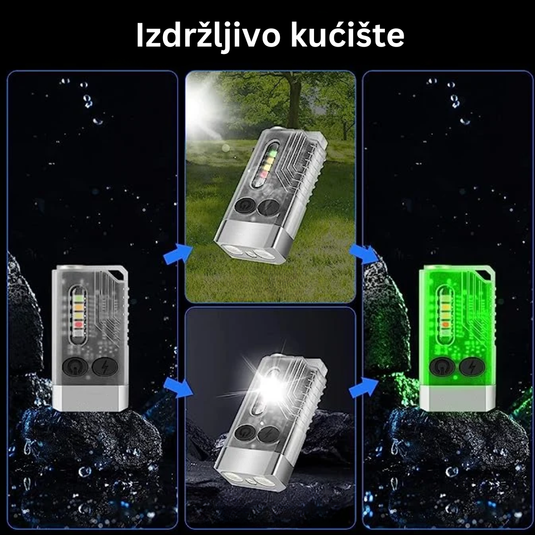 Mini Moćna Baterijska Lampa Jačine 1000 Lumena