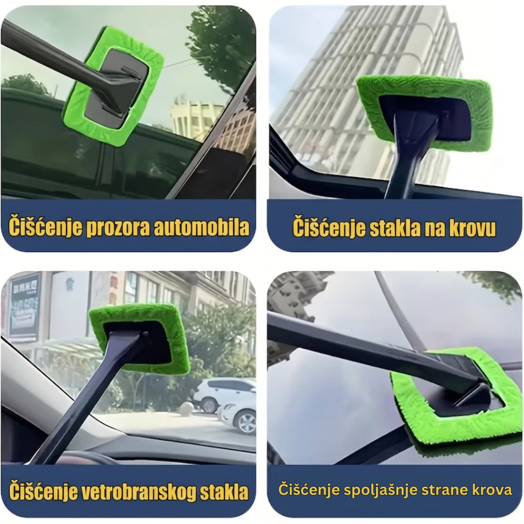 Brisač Stakla sa Teleskopskom Drškom