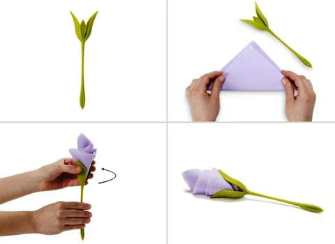 TulipNest™ – Držač za Salvete (Set od 4 Komada)