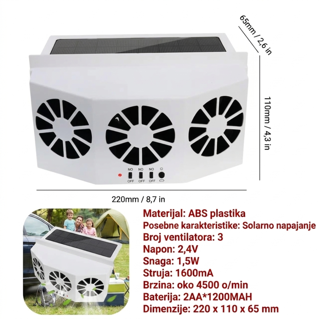 CarVentilator™ - Ventilator Za Hladjenje Automobila