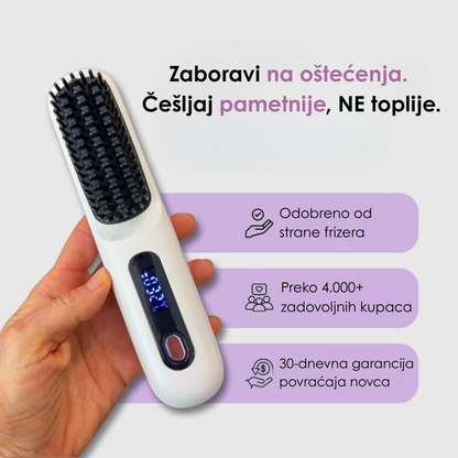 Bežična Prenosiva Četka za Ispravljanje Kose