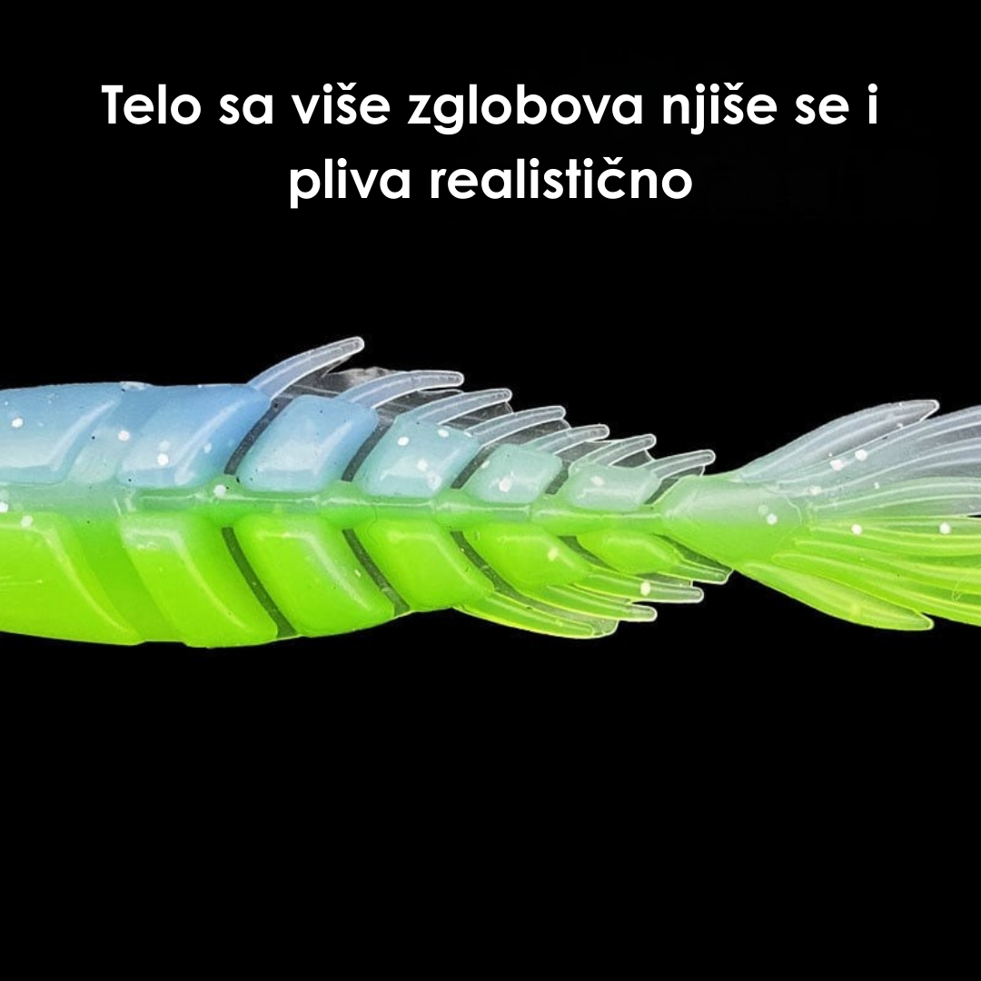 Višesegmentni Meki Mamci Za Ribolov