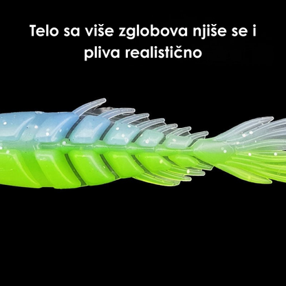 Višesegmentni Meki Mamci Za Ribolov