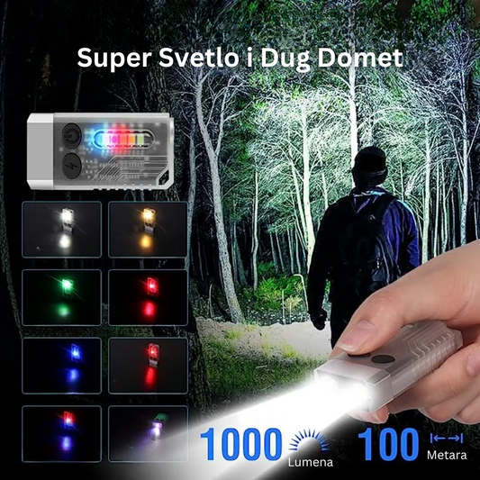 Mini Moćna Baterijska Lampa Jačine 1000 Lumena