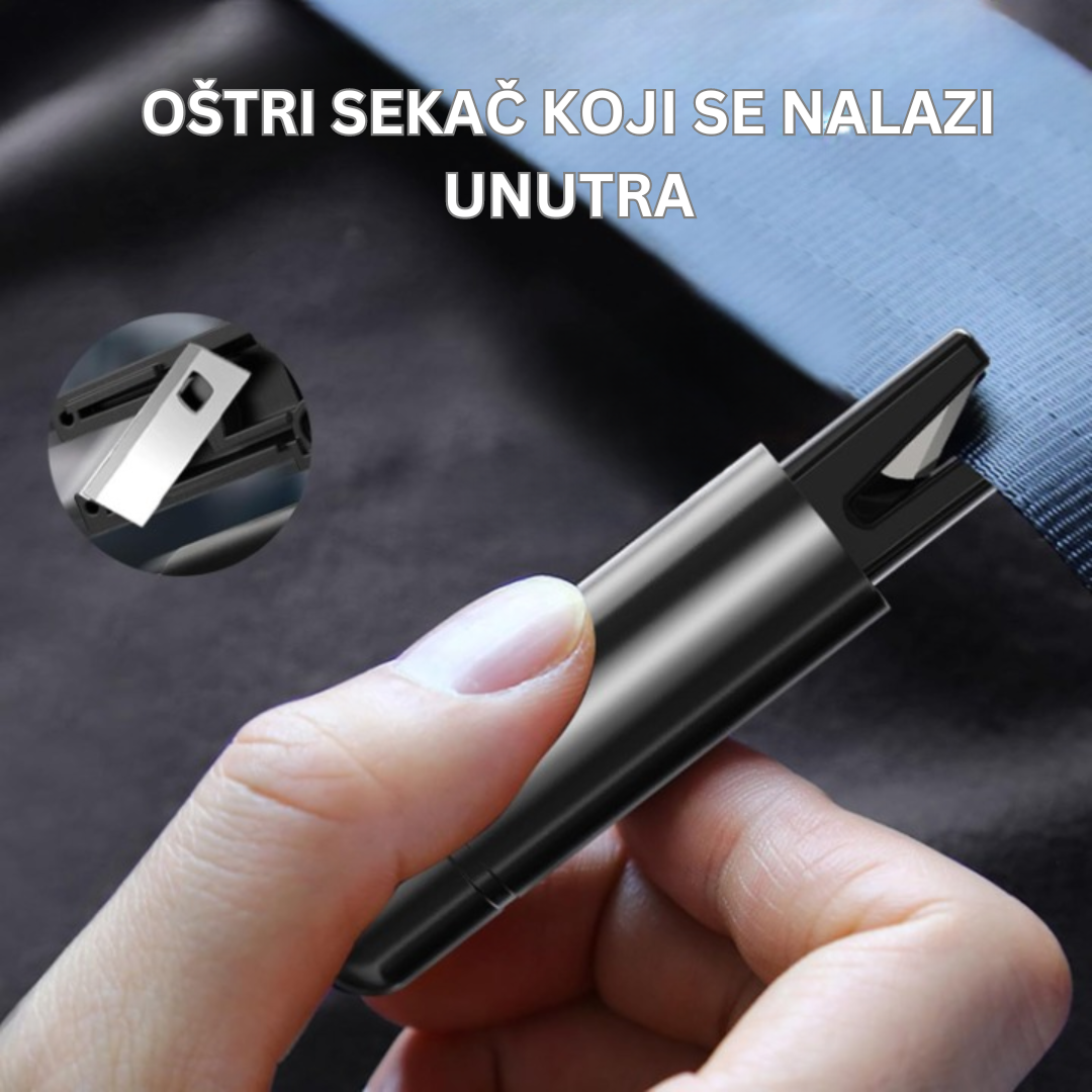 2 u 1 Alat za Razbijanje Stakla