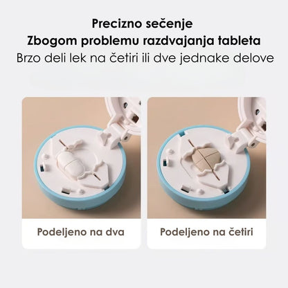 Sjeckač za Lijekove s Kutijicom za Odlaganje