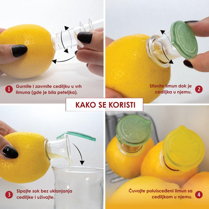 Cediljka Za Limun (Set od 2 Komada)