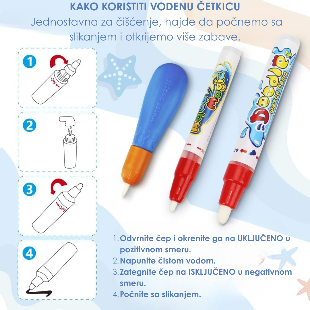 Vodeni Crtajući Tepih Za Djecu