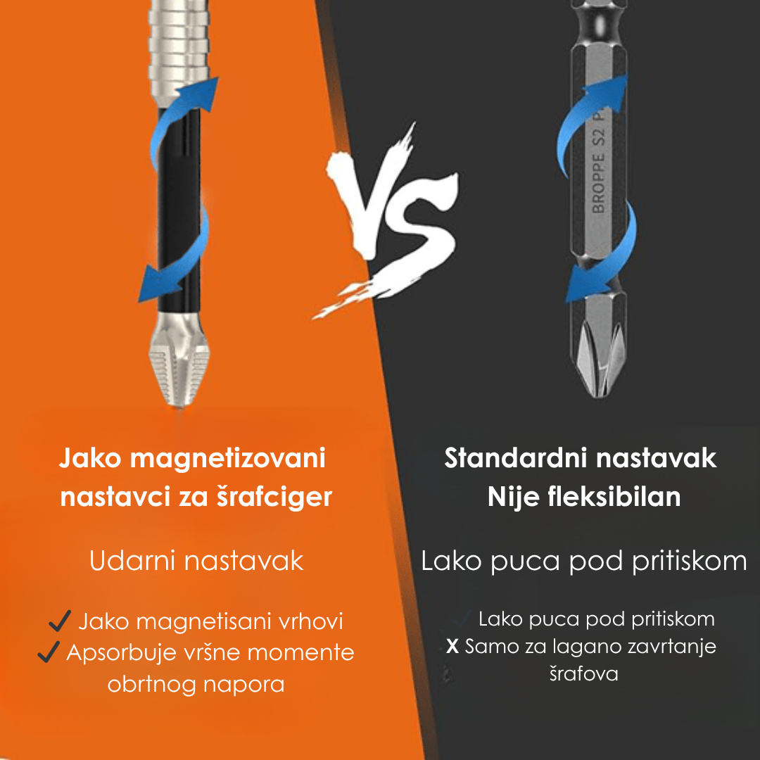 Set Burgija za Odvijače sa Magnetom