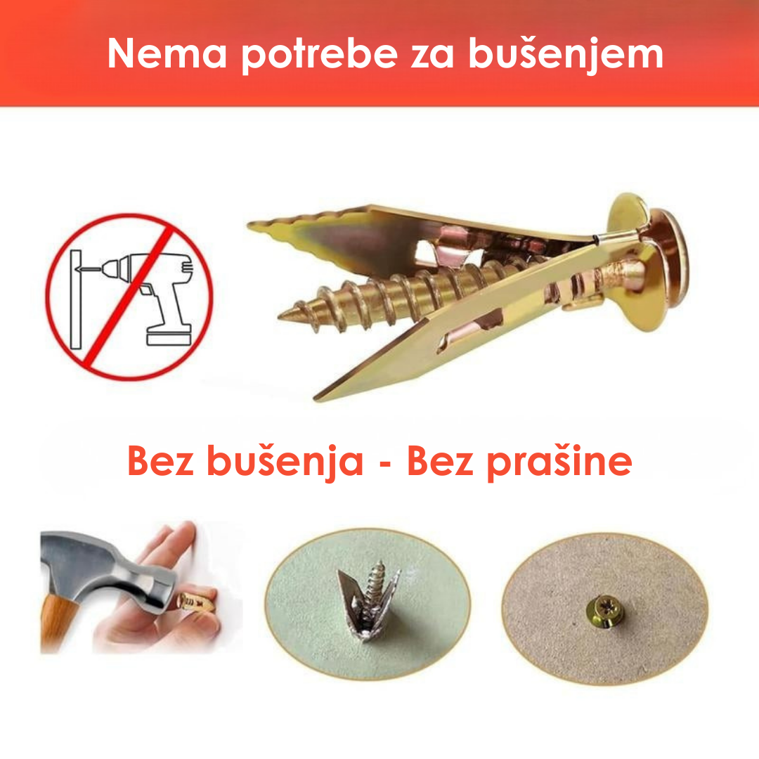 Komplet Ankera sa Zavrtnjima (Set od 30 Komada)