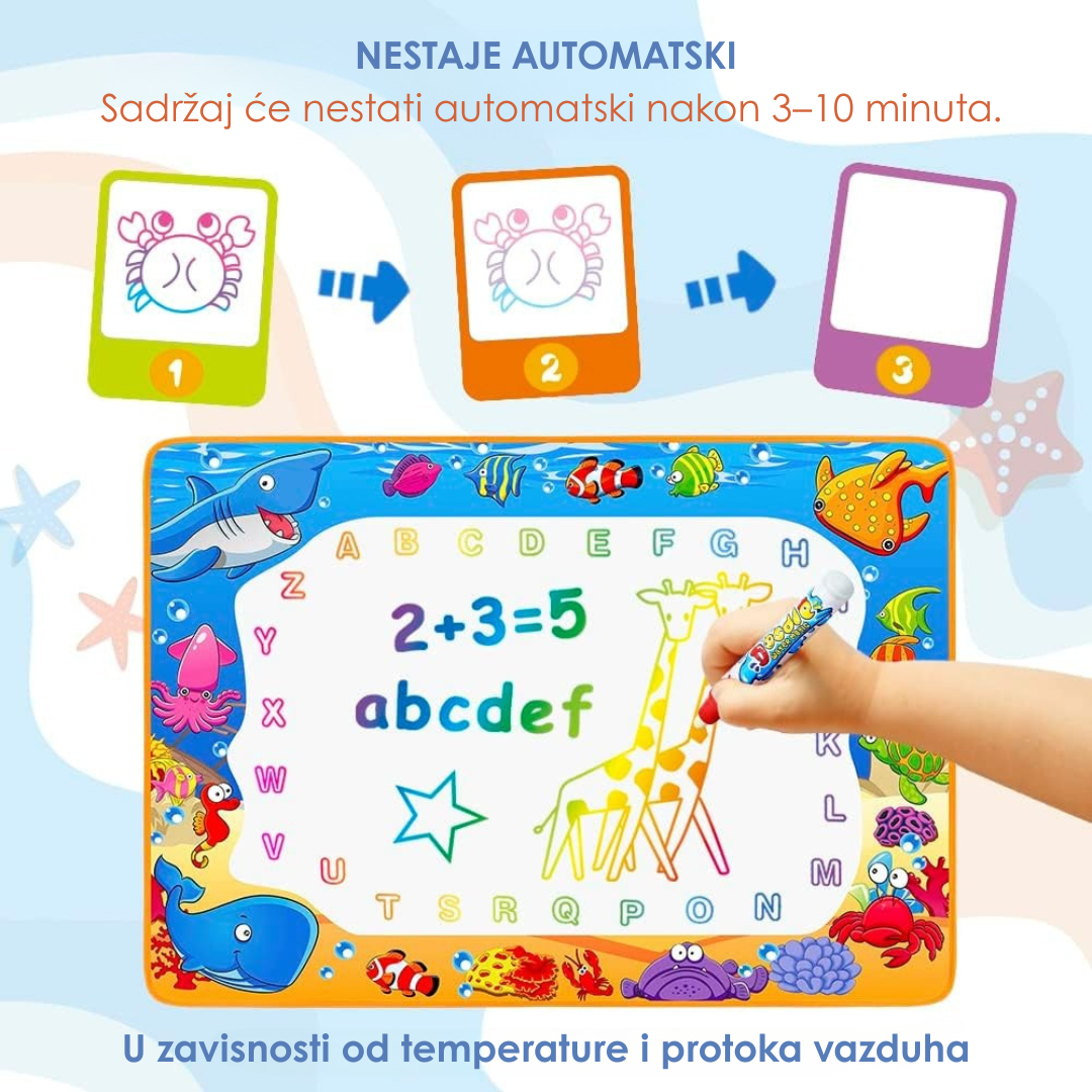 Vodeni Crtajući Tepih Za Djecu