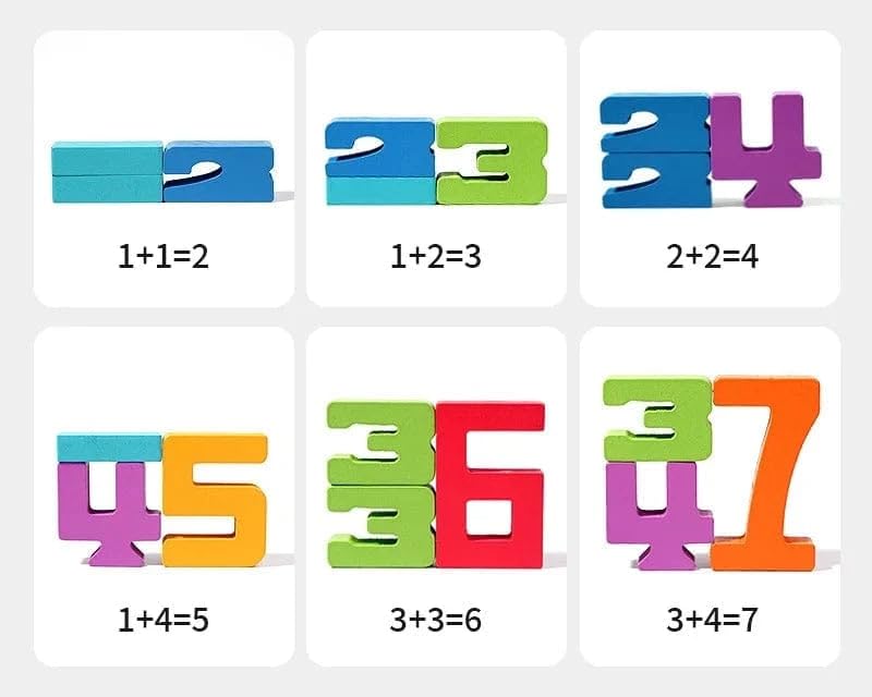 WoodenWonders™ – Drvene Matematičke Puzle za Djecu