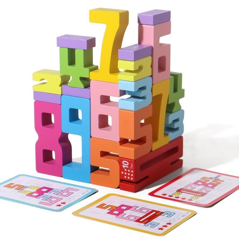 WoodenWonders™ – Drvene Matematičke Puzle za Djecu
