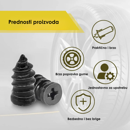 Komplet za Popravku Guma (50 Komada)