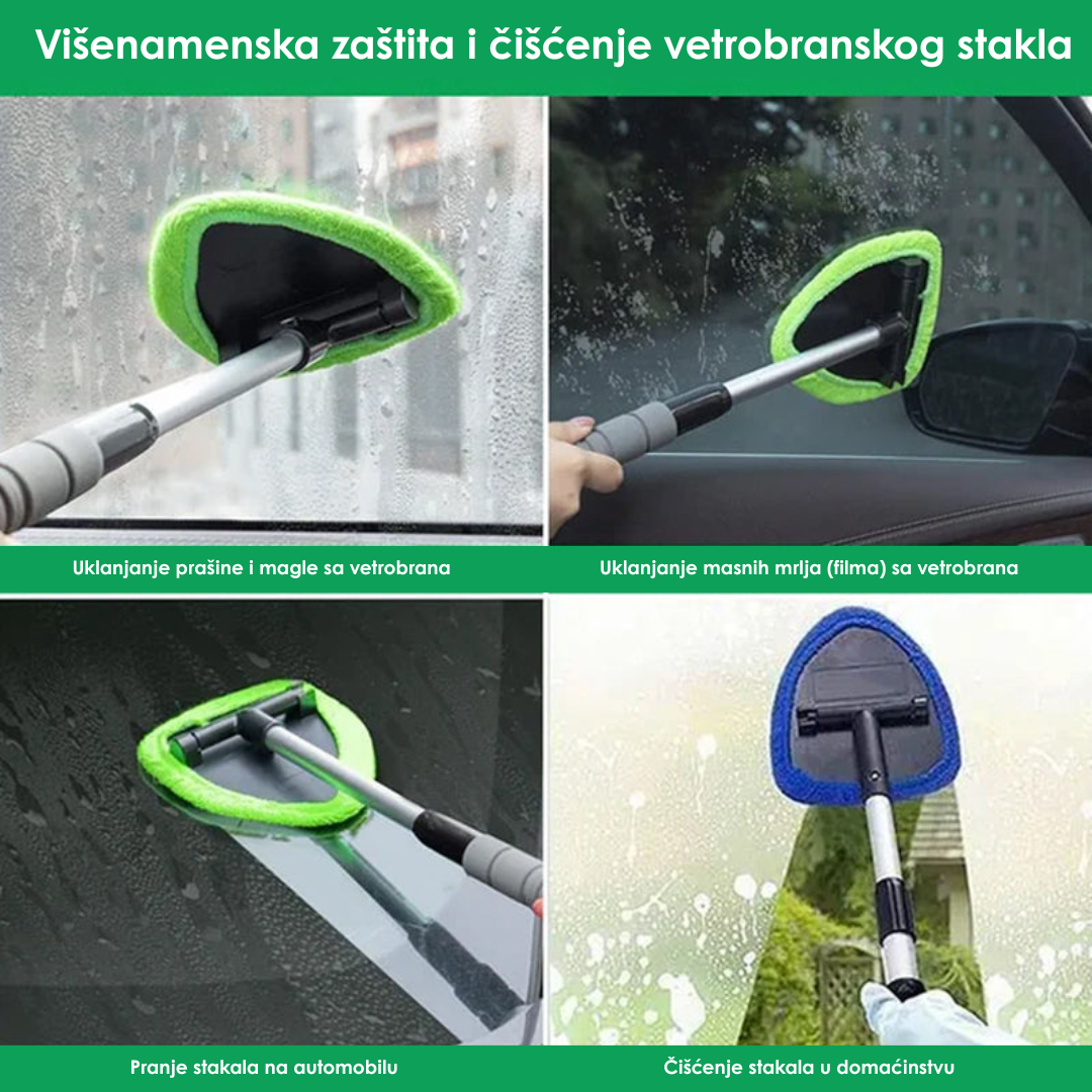 Brisač Stakla sa Teleskopskom Drškom