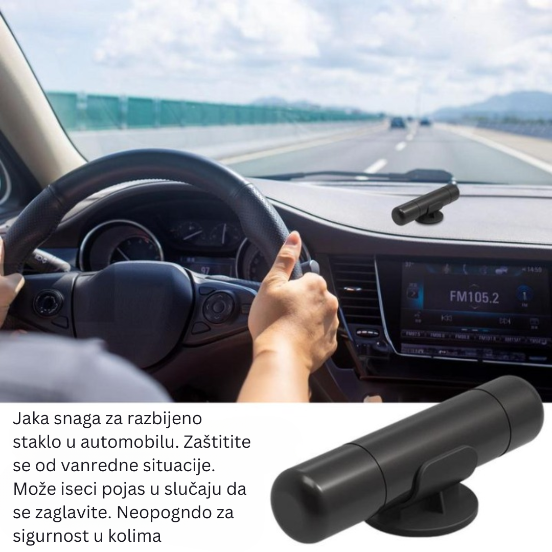 2 u 1 Alat za Razbijanje Stakla