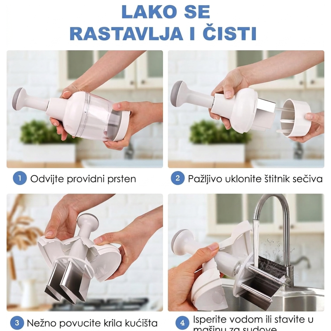 QuickChop™ – Ručni Sekač za Povrće