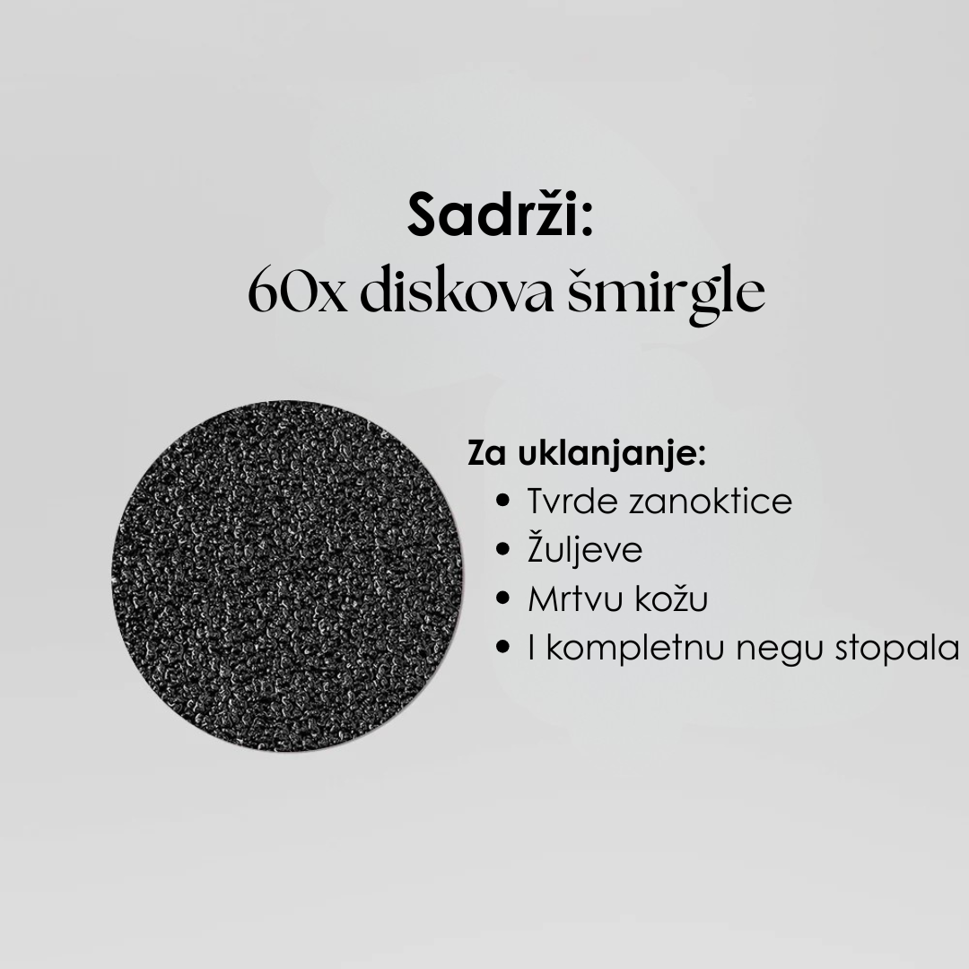 Profesionalna Električna Turpija za Njegu Stopala