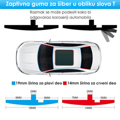 Traka za Zaptivanje Stakla Automobila