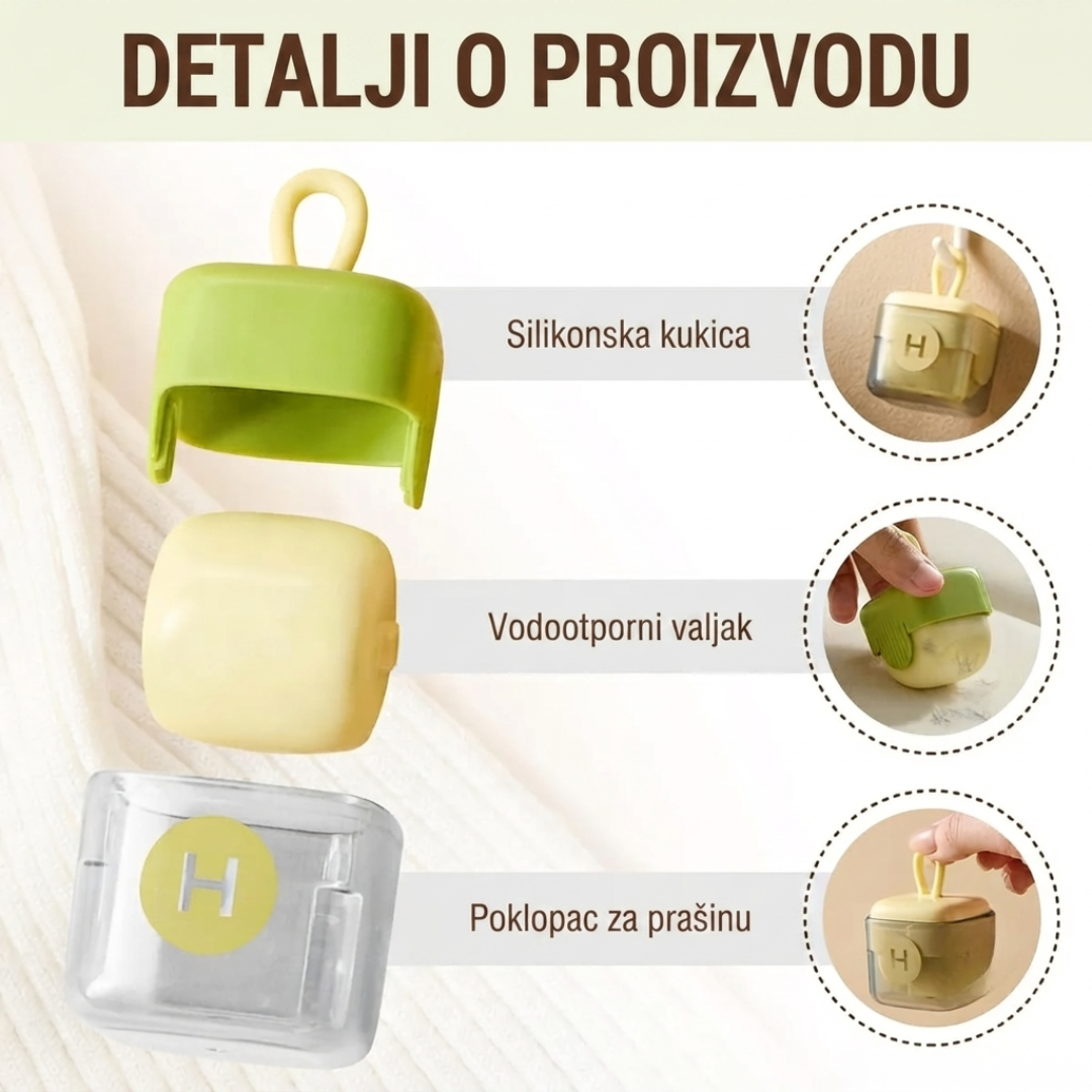 LintRoller™ - Mini valjak za uklanjanje dlačica (Set od 4 Komada)