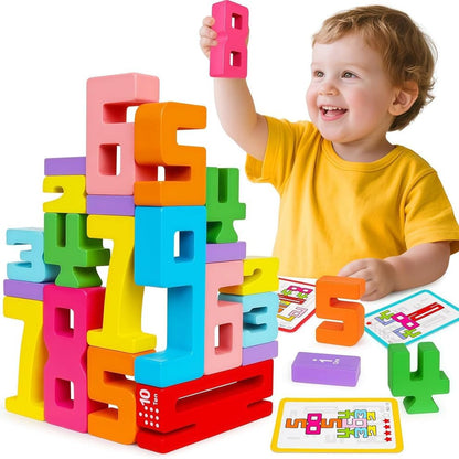 WoodenWonders™ – Drvene Matematičke Puzle za Djecu