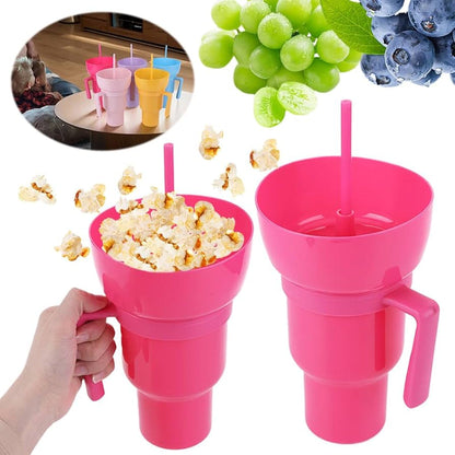 StrawCup™ - Prenosiva čaša za grickalice i piće