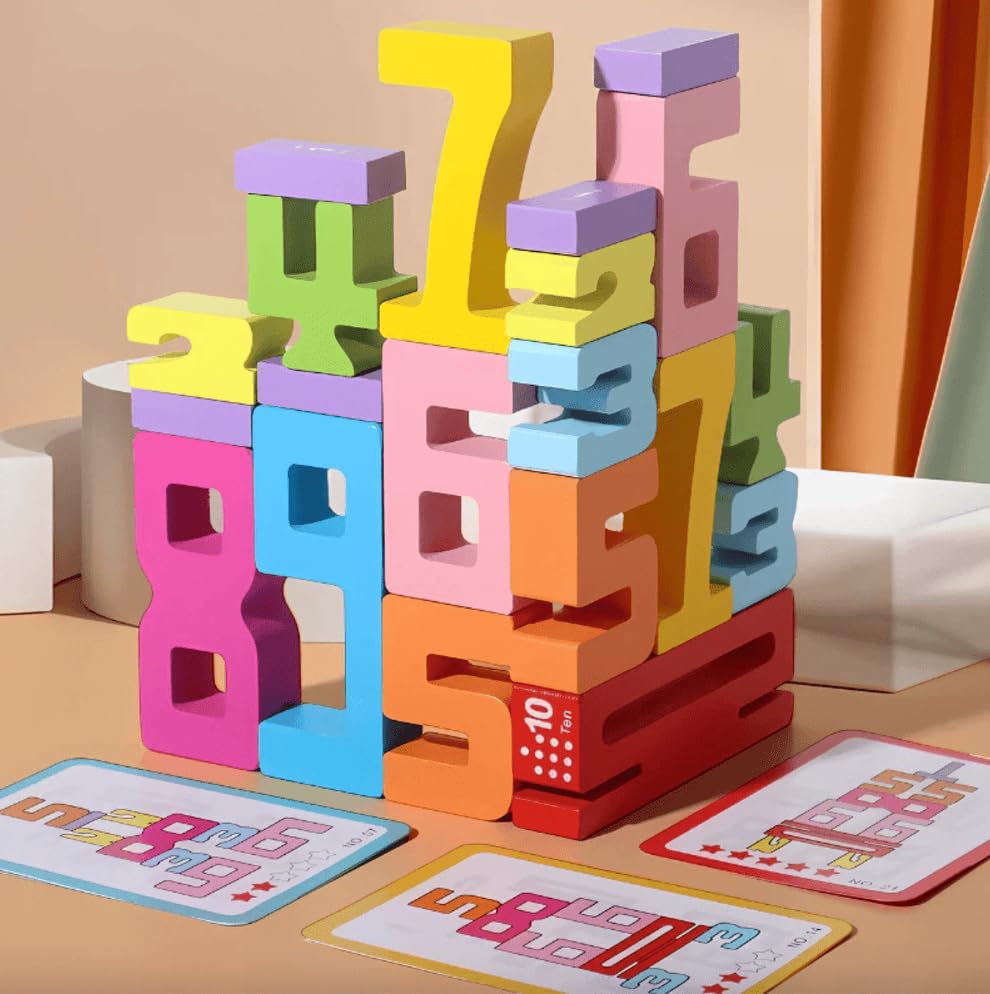 WoodenWonders™ – Drvene Matematičke Puzle za Djecu