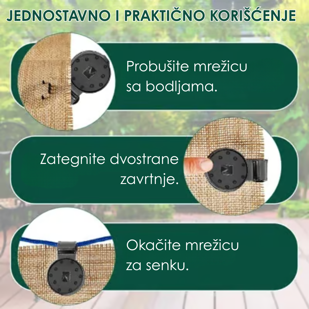 Set za Pričvršćivanje Zaštitnog Materijala (Set od 10 Komada)