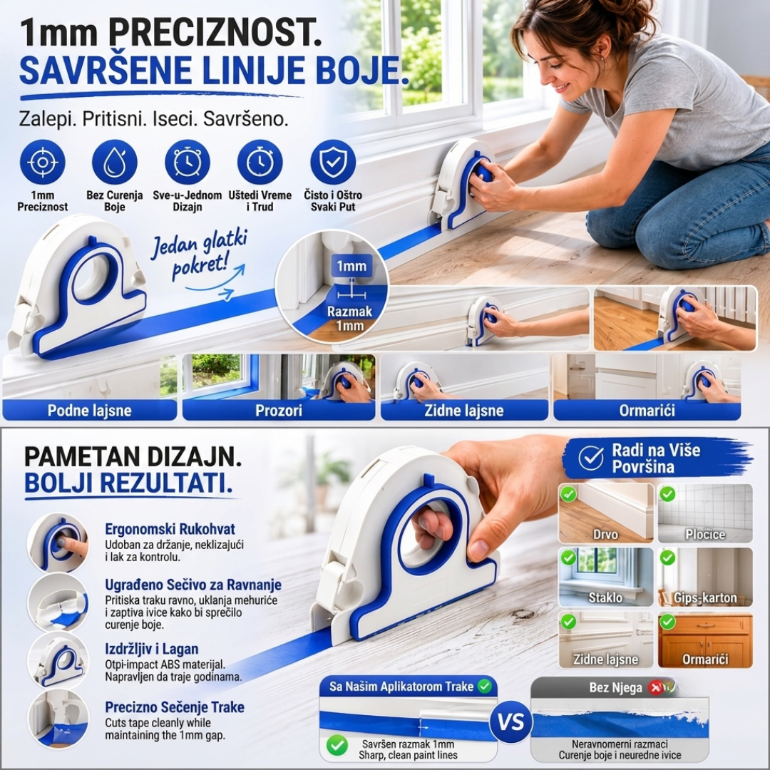 TapeMaster™ - Aplikator Trake Za Farbanje