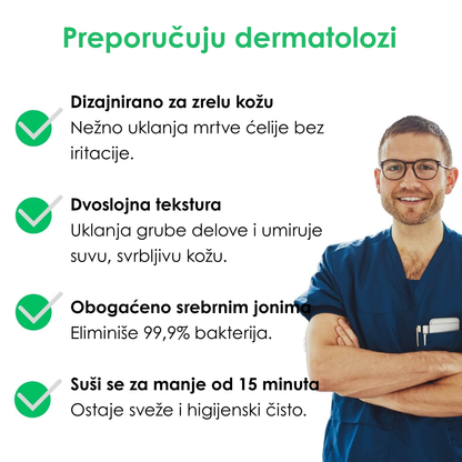 Antibakterijski Peškir za Eksfolijaciju Tijela