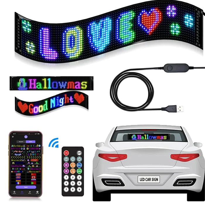 Ultra-tanak Fleksibilni Bluetooth LED Ekran