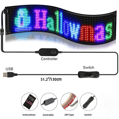 Ultra-tanak Fleksibilni Bluetooth LED Ekran
