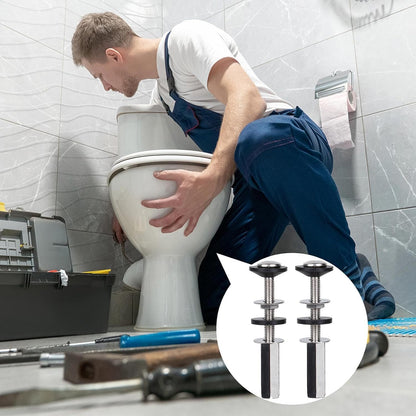 RockSolid™ – Profesionalni Šrafovi Za WC Dasku (Set od 2 Komada)