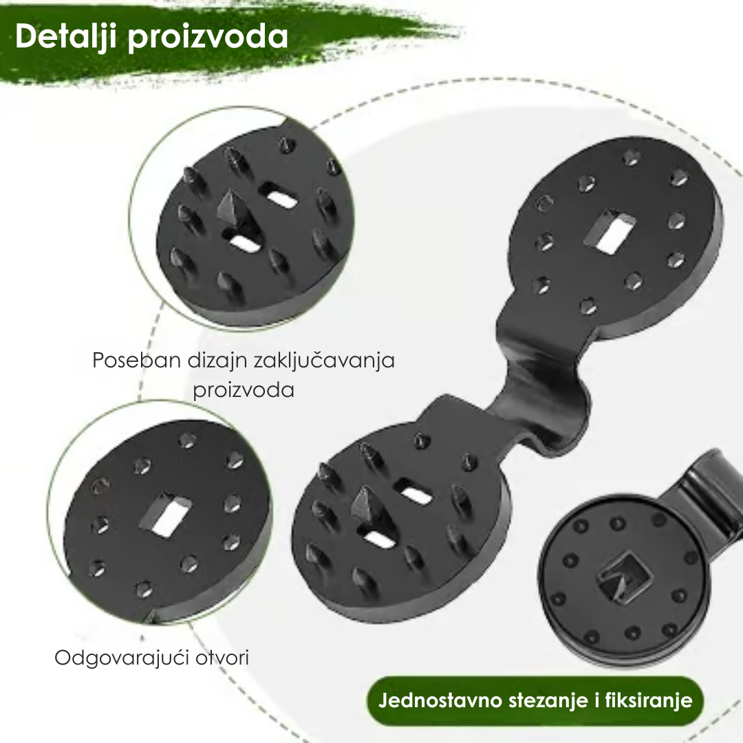 Set za Pričvršćivanje Zaštitnog Materijala (Set od 10 Komada)
