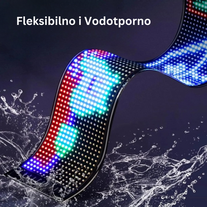 Ultra-tanak Fleksibilni Bluetooth LED Ekran
