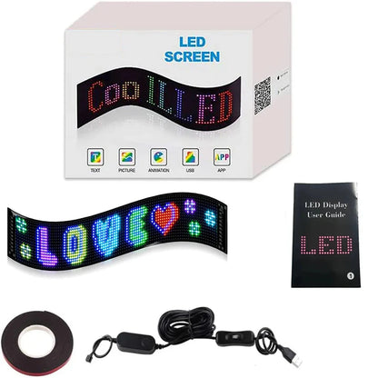 Ultra-tanak Fleksibilni Bluetooth LED Ekran