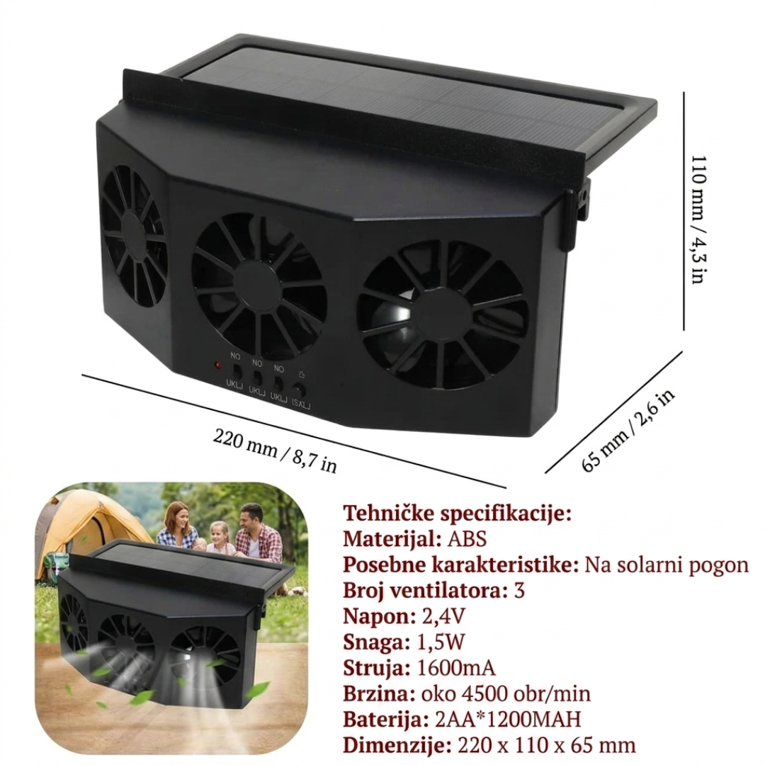 CarVentilator™ - Ventilator Za Hladjenje Automobila